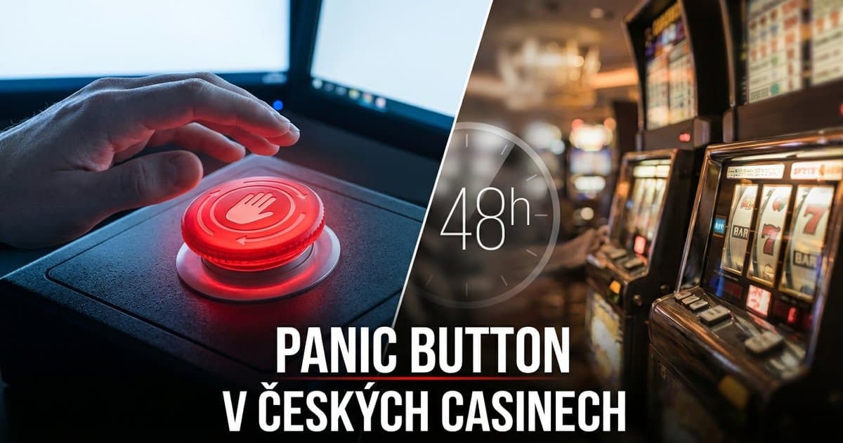 PANIC BUTTON v českých kasinech: Záchranná brzda, o které by měl vědět každý hráč